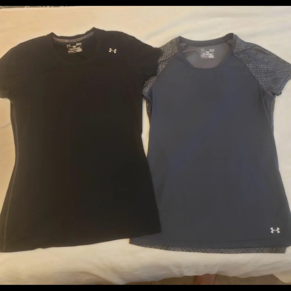 Under armour fitted heat gear tops